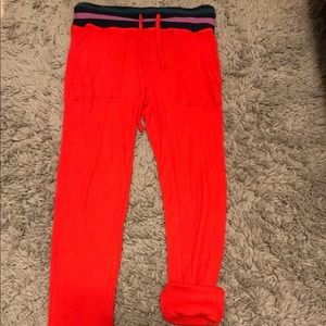 NWOT Aerie Red PJ Joggers